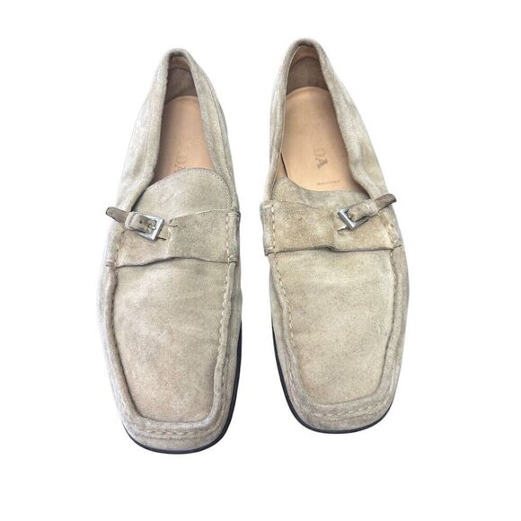 PRADA Suede Leather Shoes Sz 11 - Picture 1 of 10